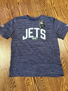 New York Jets NFL Men's Nike On Field Heathered Gray Tee Shirt Size XL / NWT - Picture 1 of 6