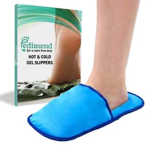 Pedimend Gel Ice Pack Slippers Swelling Mortons Neuroma Edema Arthritis Injury - Picture 1 of 8