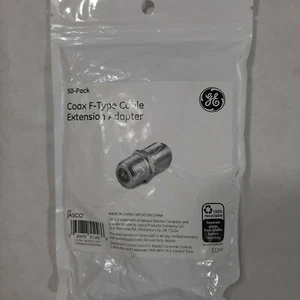 GE Coaxial Cable Extension Adapter Couplers 5 Pack F to F Type RG59 RG6 Coax - Picture 1 of 2