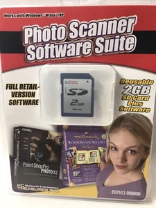 PC Treasures Photo Scanner Software Suite W/ Corel Paint Shop Pro Photo X2 etc.. - Picture 1 of 3