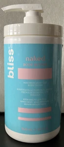 BLISS Nacked Body Butter Maximum Moisture Body Cream Jambo Size 946 ml 32 fl oz - Picture 1 of 7