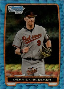 2012 Bowman Chrome Draft Draft Picks Blue Wave Refractors Derrick Bleeker