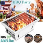 Portable BBQ Barbecue Grill Charcoal Stove Camping Party Garden Outdoor Folding