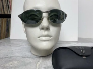 VUARNET 056 Grey Frames With Green Tint Vintage -Case -Very Good! Free Shipping - Picture 1 of 18