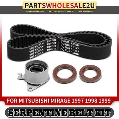 Kit de correa de distribución 4 piezas para Mitsubishi Mirage 1997 1998 1999 1,5 L GAS T41211 223018 Foto 1 de 4