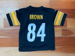 NIKE PITTSBURGH STEELERS ANTONIO BROWN JERSEY YOUTH KIDS SIZE SMALL 4