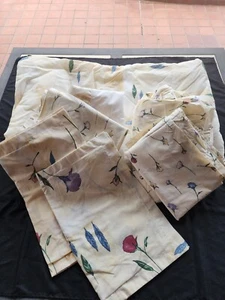 Mint WAMSUTTA 8pc Bed in a Bag FULL size Calista Yellow Floral Rare Retired - Picture 1 of 9