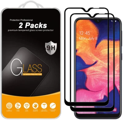 2-Pack Full HD Tempered Glass Screen Protector For Samsung Galaxy A10e - Image 1 of 4