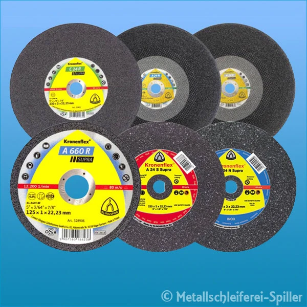Schruppscheiben Klingspor Ø100-230mm für Edelstahl Stahl NE-Metalle Stein Beton