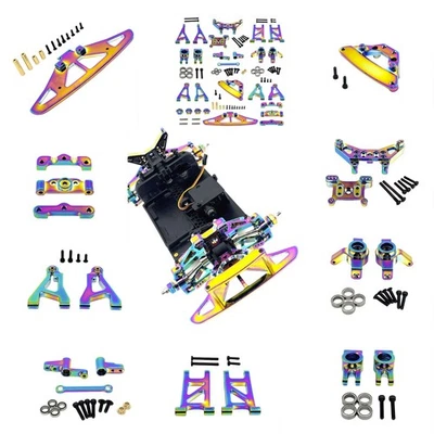 Aluminum metal Upgraded Color Parts For 1/14 MJX 14304 14303 14302 14301 RC Car - Image 1 of 4
