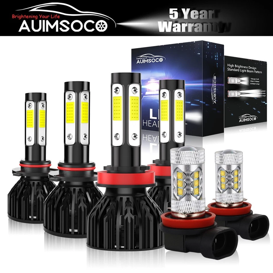 Kit de 6 faros antiniebla altos/bajos LED para Mitsubishi ASX 2013 2014 2015 Foto 1 de 4