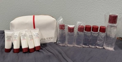 Lote NOVO (7) de Amaciadores de Tratamento e Espumas de Limpeza Clarificantes (5) Shiseido - Imagem 1 de 4