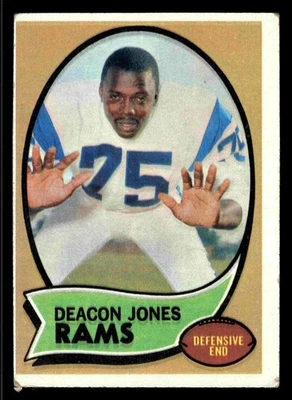 1970 Topps Deacon Jones (HOF) #125 - Los Angeles Rams - Image 1 of 2