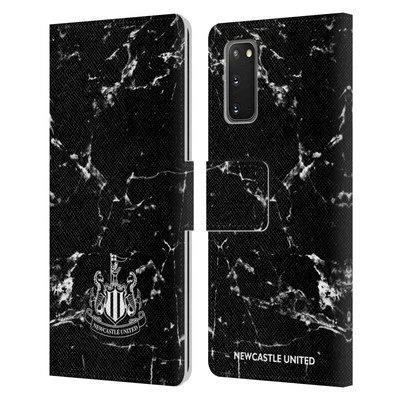 NEWCASTLE UNITED FOOTBALL CLUB CREST LEATHER BOOK CASE FOR SAMSUNG PHONES 1 - Image 1 of 4