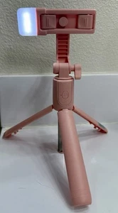 Selfie Stick Tripod Bluetooth Remote Stand LED Light For iPhone and Android - Picture 1 of 16