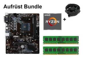 Bundle MSI A320M Pro-M2 V2 + AMD RYZEN 3 5 7 CPU + 8GB - 32GB RAM + M.2 wählbar - Afbeelding 1 van 14