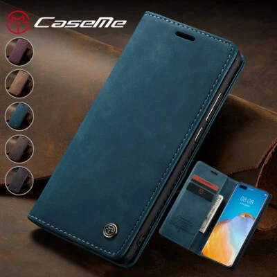 For Huawei P40/P30/P20 Lite Pro/P Smart Leather Wallet Case Magnetic Flip Cover - Image 1 of 4