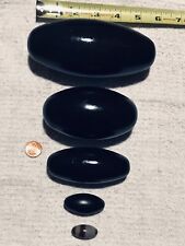 Lot of 5 Shiva Lingam Stones: Assorted sizes 1 to 6 inches  (Shiva Lingham)
