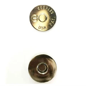 Magnetische Geldbörse Druckknöpfe Verschlüsse 100 Sets 18 mm 3/4 NICKEL USA TEIL 5274889 - Bild 1 von 8