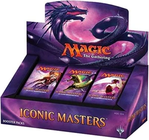 MTG Magic the Gathering Iconic Masters Booster Box nuovo e sigillato in fabbrica fuori produzione - Foto 1 di 1