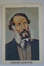 Explorers Sunblest Tip Top Australia Collector Card - Edward John Eyre