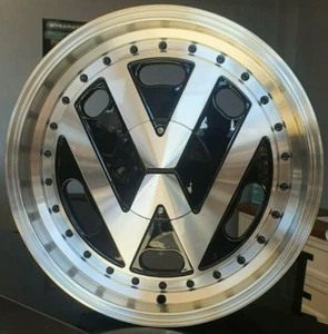 4x 16" VW Logo Velgen Style Wheels Suit VW Golf MK3 & MK4- 16x7 5/112 20P - Picture 1 of 7