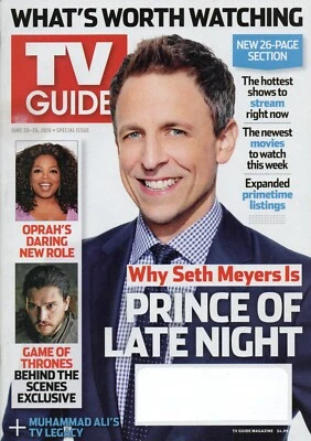 TV GUIDE Magazine June 20-26 2016 Seth Meyers Brooke Shields Jerry O'Connell - Image 1 of 3
