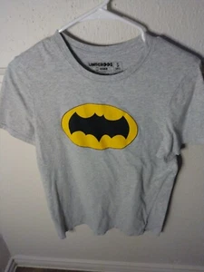 Underoos DC Comics Batman Logo Small T-Shirt Gray SS - Picture 1 of 5