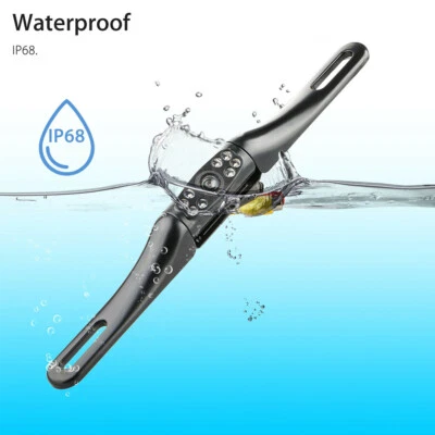 HD Wide Angle License Plate Car Rear View IP68 Backup Camera Night Vision - Image 1 of 4