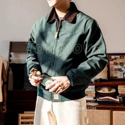 Chaqueta de Pato Santa Fe Lavada Tornado Rojo Otoño Para Hombre Ropa de Trabajo De Colección Prendas Exteriores Foto 1 de 4