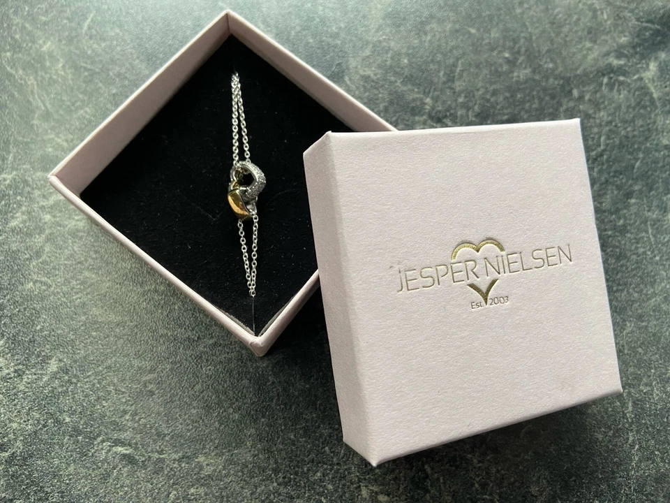 Armband 925 Silber vergoldet Amazing Endless Sterlingsilber Herz Herzen  - Bild 1 von 3