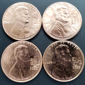 2024 Puerto Rico Coins Counterstamp Set Uncirculated Lincoln Penny 1C Monedas - Picture 1 of 2