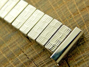 NOS Unused Vintage Kreisler USA Stainless Steel Expansion Watch Band 13mm 1/2" - Picture 1 of 3