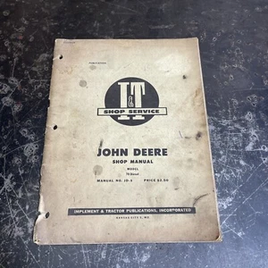 I&T Shop Service Manual 70 Diesel John Deere  - Picture 1 of 10