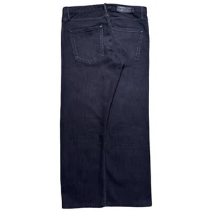 Vintage Burberry Brit Black Button Fly Denim Jeans Slim Fit Altered 32 X 26 - Picture 1 of 7