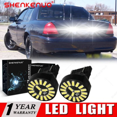 For FORD Crown Victoria 1998-2011 3157 White LED Back up Reverse Light 2 Bulbs - Image 1 of 4