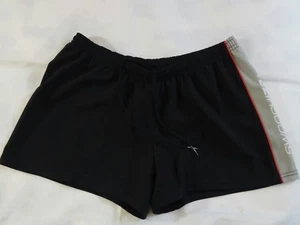 Nike Swoosh 72 Men's Vintage Black Swim Running Shorts Size Large - Picture 1 of 6