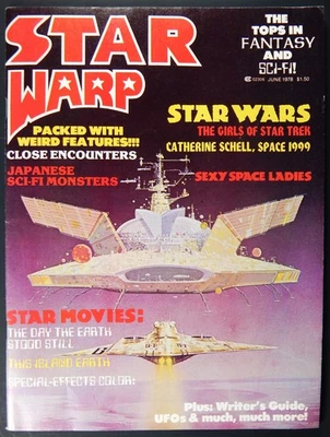 VTG SPACE WARP MAGAZINE JUNE 1978 STAR WARS JAPANESE SCI-FI SEXY STAR TREK FINE+ Foto 1 de 3