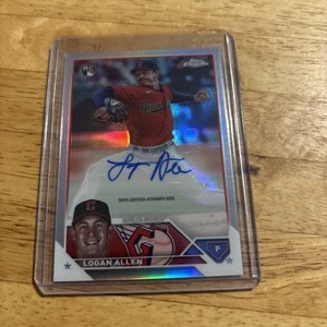 2023 Topps Chrome Update Series - Autographs Logan Allen #AC-LA Refractor... - Bild 1 von 2