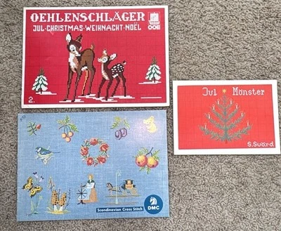 Libro de punto de cruz DMC ESCANDINAVO de colección OEHLENSCHLAGER libros de Navidad (3 en total) Foto 1 de 4