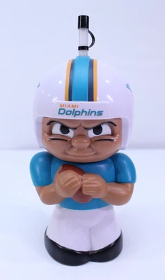 Miami Dolphins Teenymates Big Sip Tumbler NFL Jugador Figura Botella de Agua 16oz Foto 1 de 4