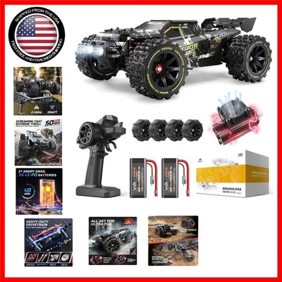 Coche de radiocontrol rápido 4x4 sin escobillas con 2 baterías 3S LiPo - Ultimate Off-Road Performance Foto 1 de 4