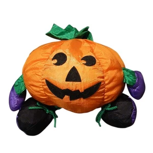 Peluche Gibson Greetings Nylon Calabaza Jack O Linterna 1994 7" Juguete de Peluche De Colección - Imagen 1 de 10