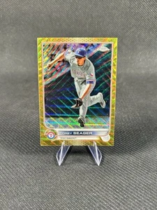 2022 Topps Chrome #101 Corey Seager Gold Wave Refractor 25/50 Texas Rangers - Bild 1 von 2