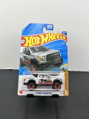 Ford F-150 Raptor Silver #178 Mainline Zamac Dirt '17 2025 Hot Wheels Foto 1 de 4