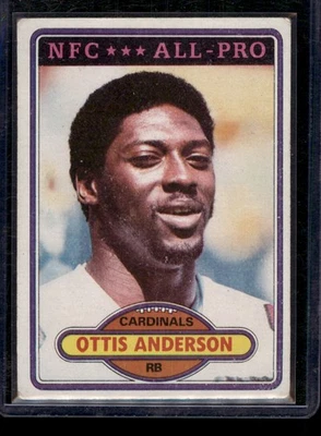 1980 Topps #170 Ottis Anderson Rookie written on back - Image 1 of 2