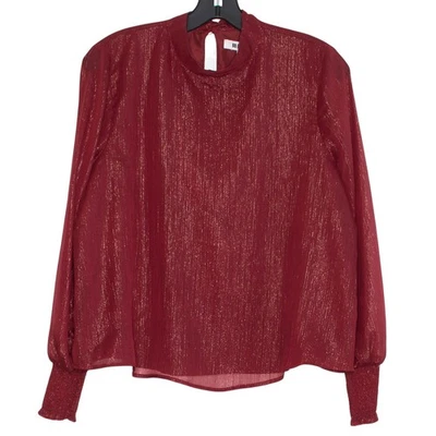 Nuevo con etiquetas Top BB Dakota Y2K Cottage Años 90 Grunge Preppy Romántico Boho Metálico Mediano Foto 1 de 4