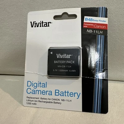 Vivitar Li-On Battery for Canon NB-11LH Black Rechargeable Battery 1200 mAh - Image 1 of 3
