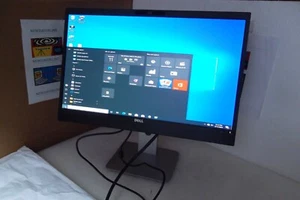 Dell P2418HZm 24" IPS LED Monitor 1080p HD USB 3.0 VGA HDMI Speakers Mic Webcam - Picture 1 of 13