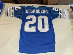 Authentic Wilson Barry Sanders NFL 75th Pro Line Jersey Mens 46 Sewn Clean Usa